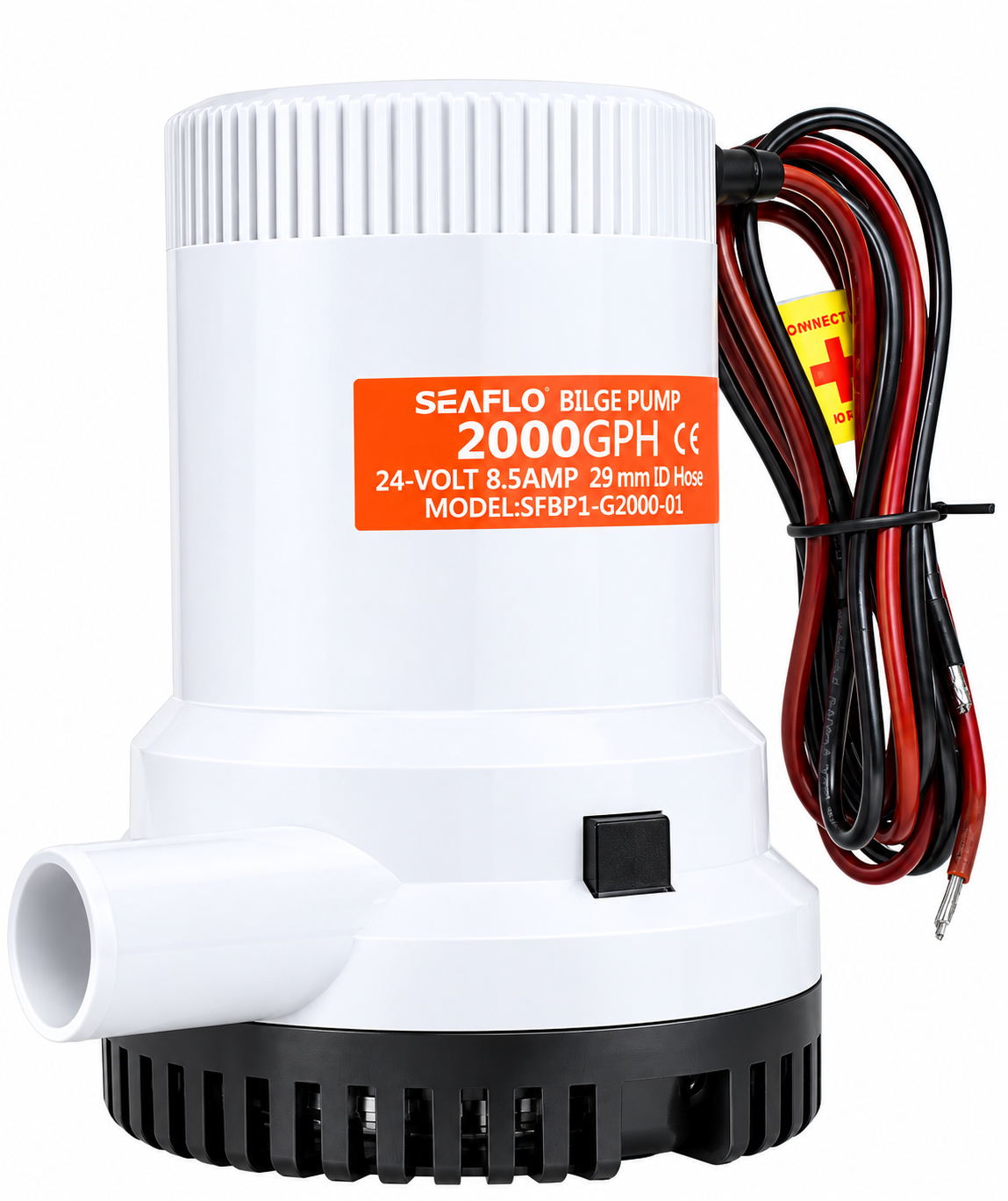 BILGE PUMP SEAFLO NON AUTOMATIC 2000 GPH 24V