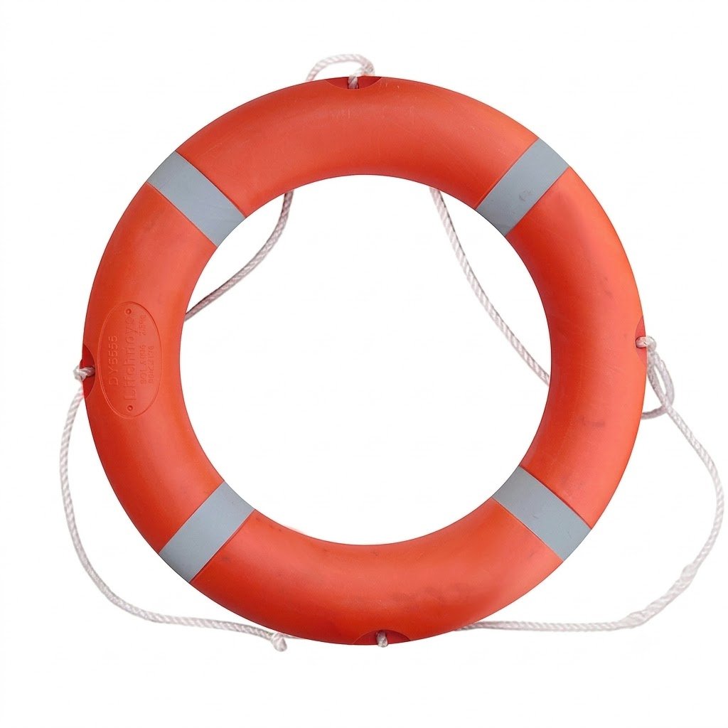 Lifebouy Ring 1.5 Kgs – 5555 – HIGH DENSITY POLYETHYLENE MATERIAL
