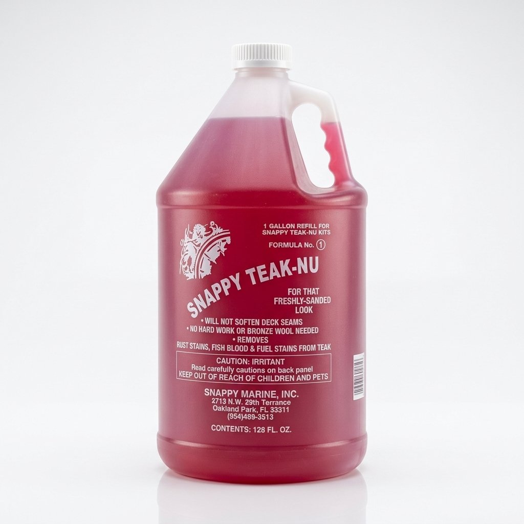 Cleaner for teak deck 1 gallon (Snappy Teak-Nu)