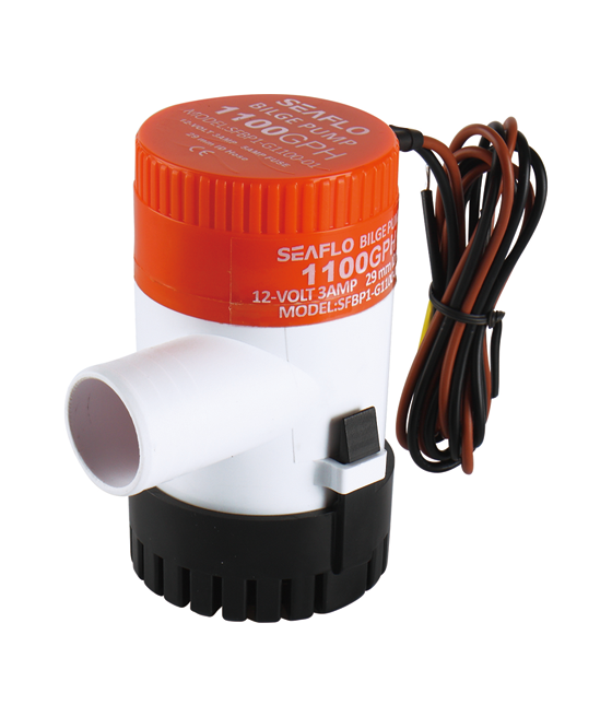 BILGE PUMP SEAFLO NON AUTOMATIC 1100 GPH 24V