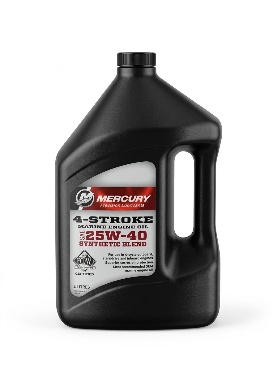 25W40 4 STROKE SYNTH ENGINE OIL 4LTR - PP (92-8M0206956)