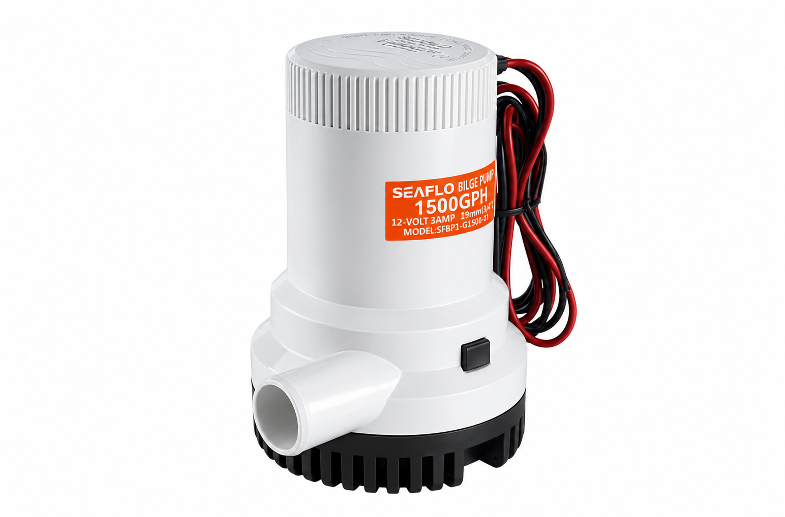 BILGE PUMP SEAFLO NON AUTOMATIC 1500 GPH 12V